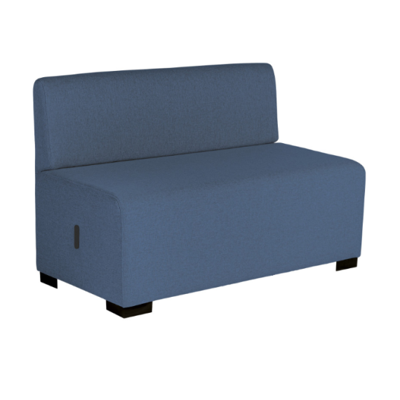 Canapé 2 places tissu