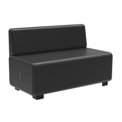 Canapé 2 places tissu