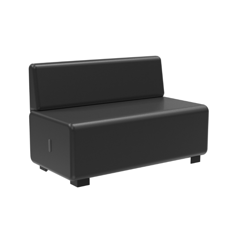 Canapé 2 places tissu