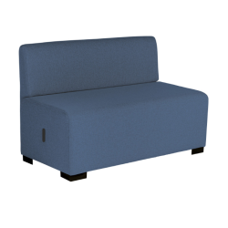 Canapé 2 places tissu