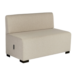 Canapé 2 places tissu