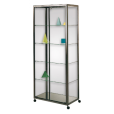 Vitrine sur roulettes Noir