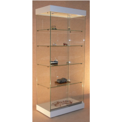 Vitrine d'exposition haute