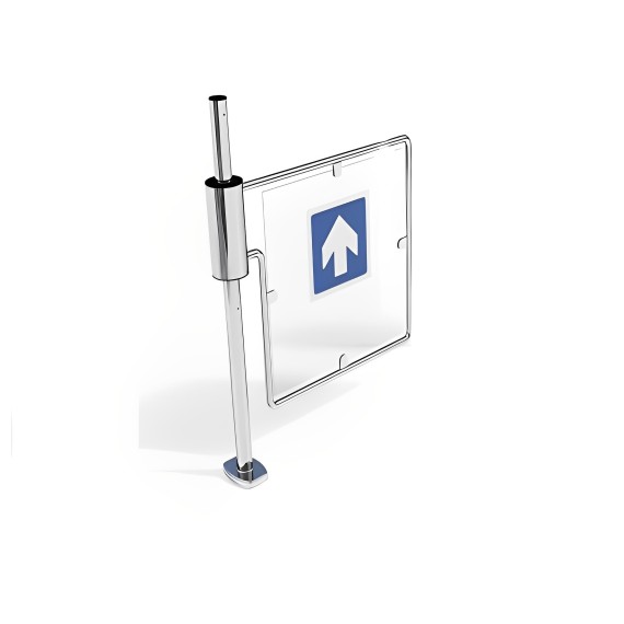 Portillon magasin barrière ou plexi