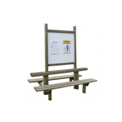 Banc avec tableau...