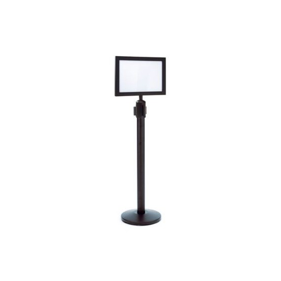 Porte-affiche A4 pour poteau de balisage