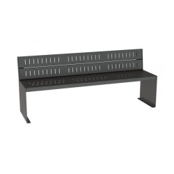 Banc Bois Métal Kub L1800...