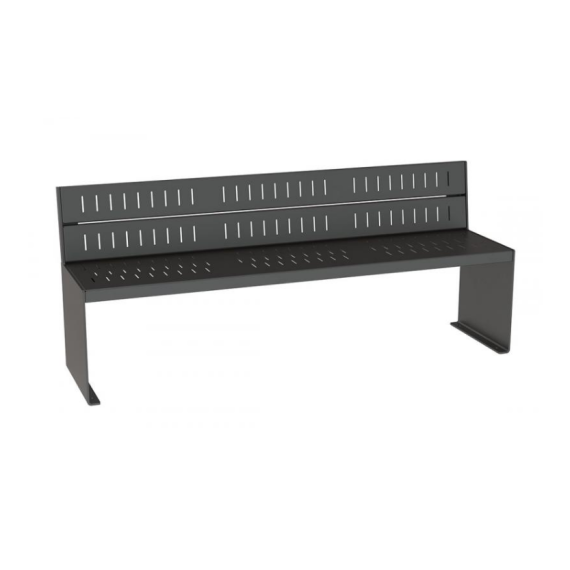 Banc Bois Métal Kub L1800 Tout Acier