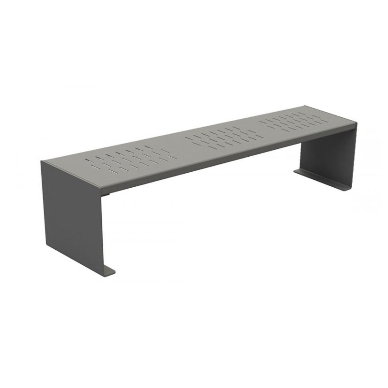 Banquette Kub en métal  L1800mm