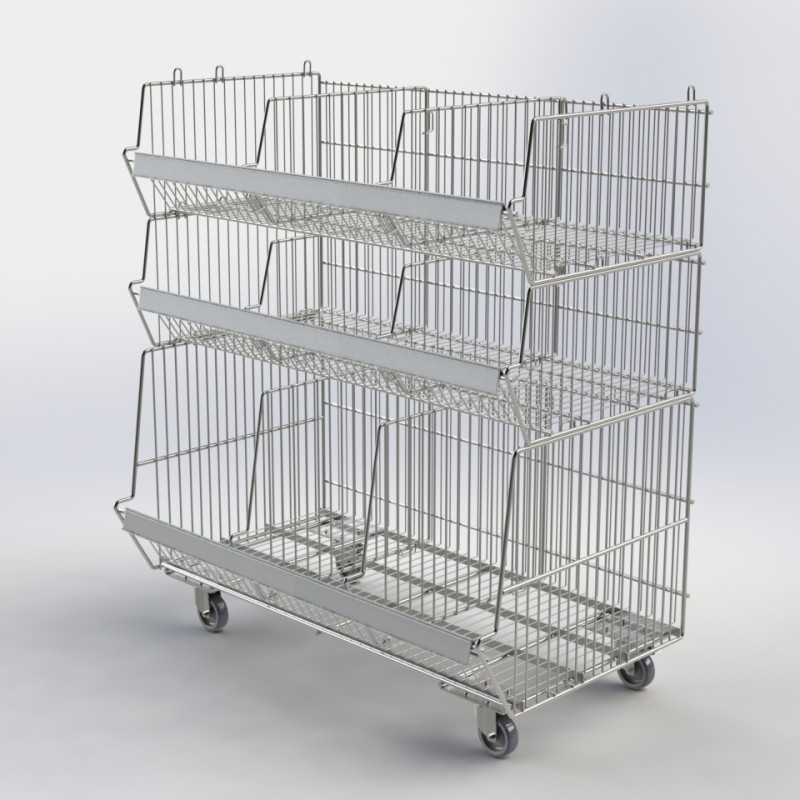 Bac soldeur devanture caisse