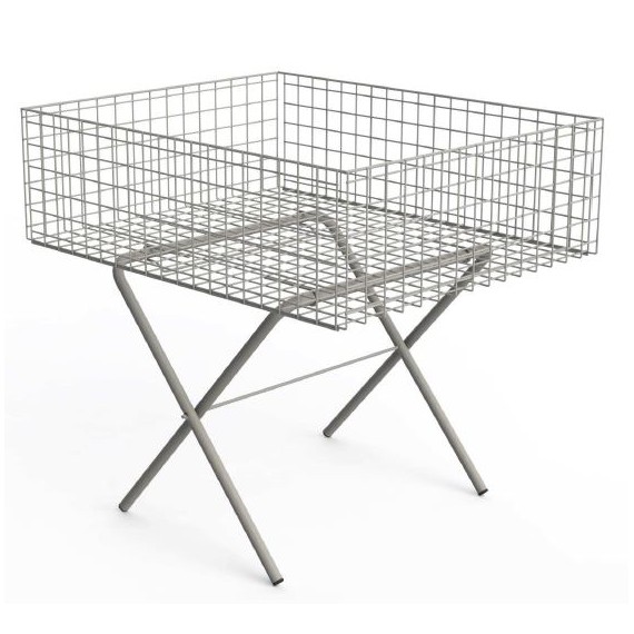 Table de fouille sur pieds repliable