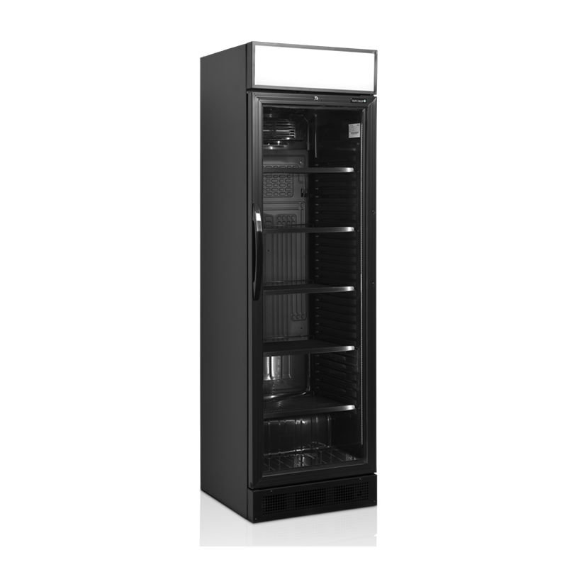 vitrine réfrigérée noire