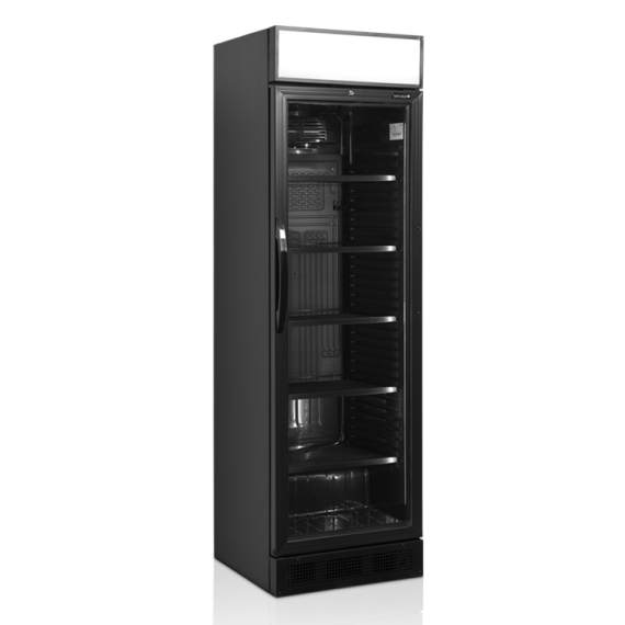 vitrine réfrigérée noire