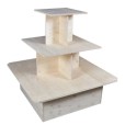ilot centrale en bois clair