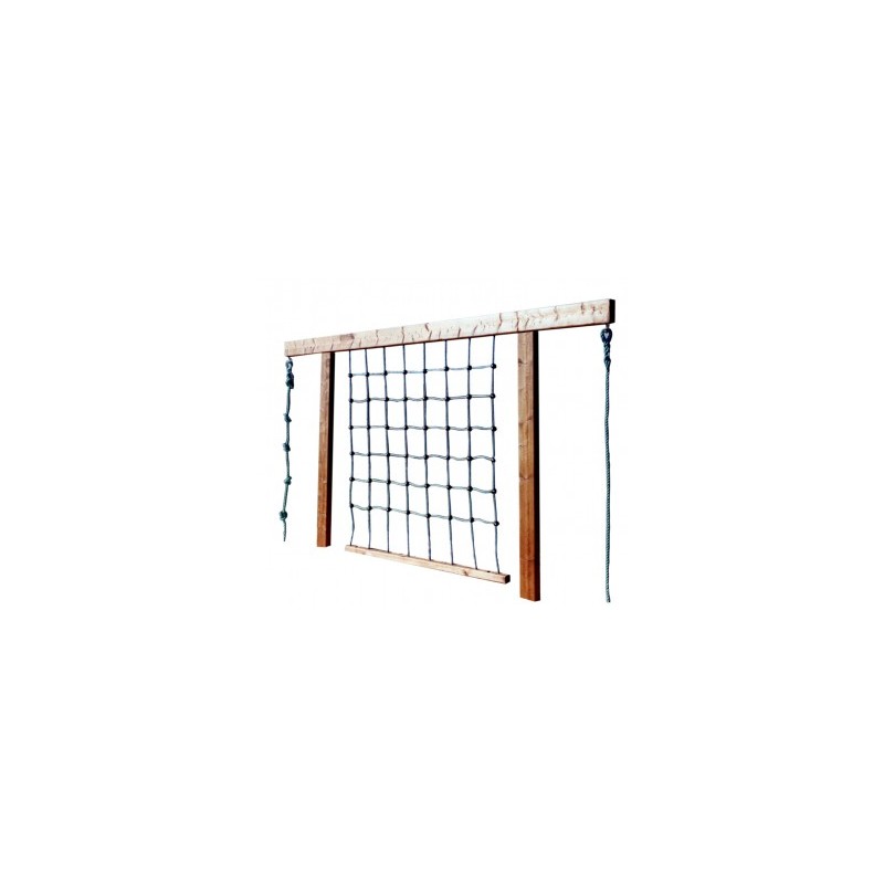 Mur d'escalade en cordes