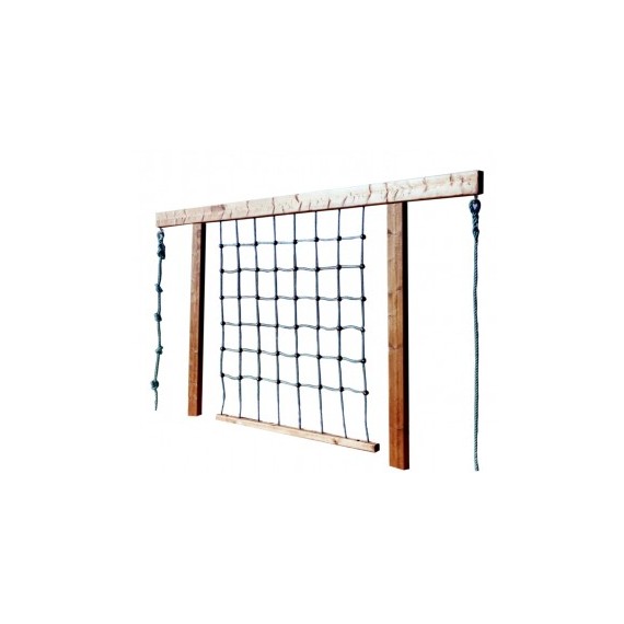 Mur d'escalade en cordes