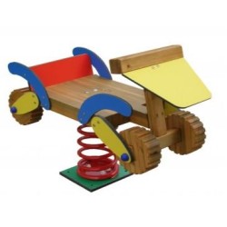Jeu sur ressort quatre roues