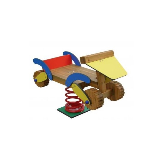 Jeu sur ressort quatre roues