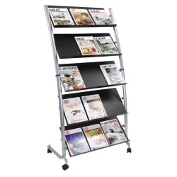 Présentoir à brochures mobile