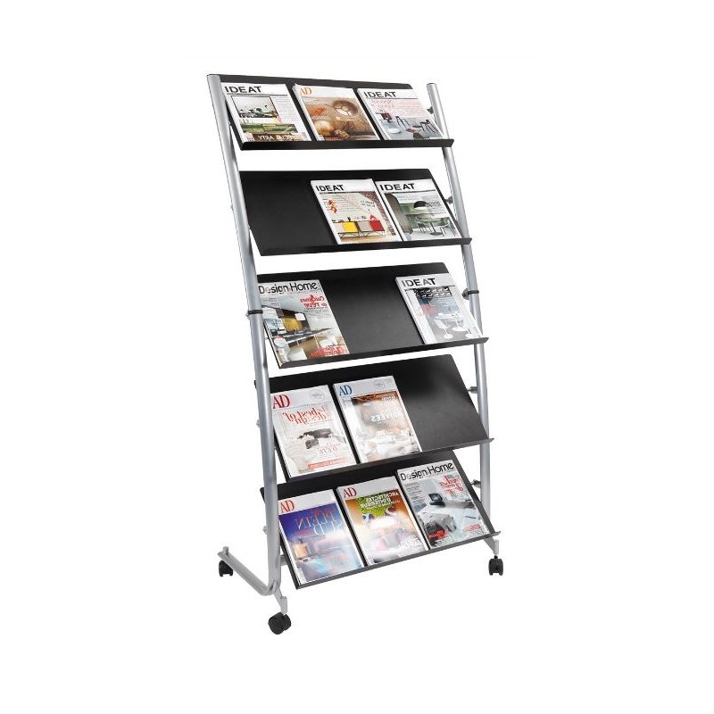 Présentoir mobile porte brochure
