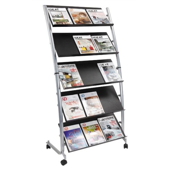 Présentoir mobile porte brochure