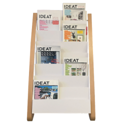 Présentoir journaux en bois