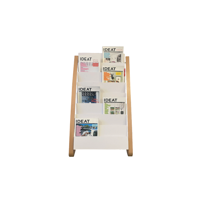 Présentoir journaux en bois