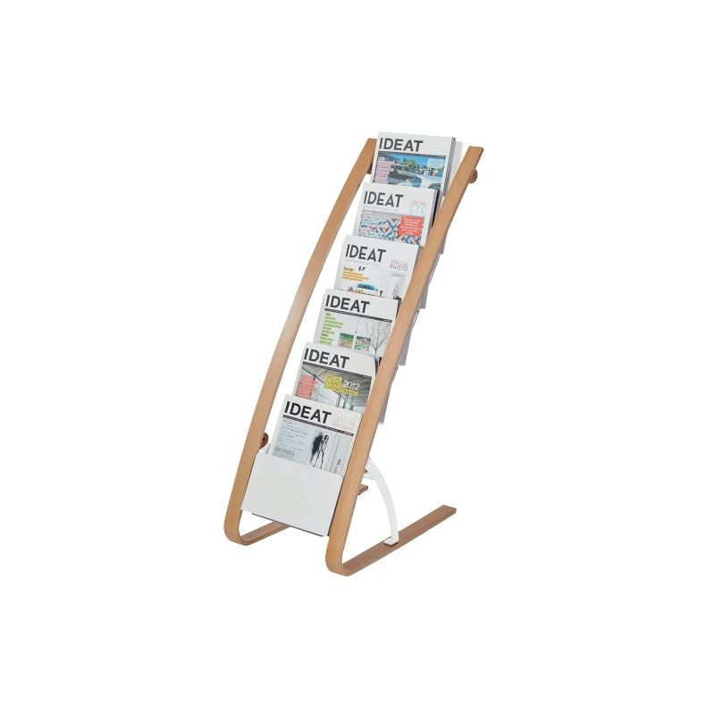 Présentoir presse en bois