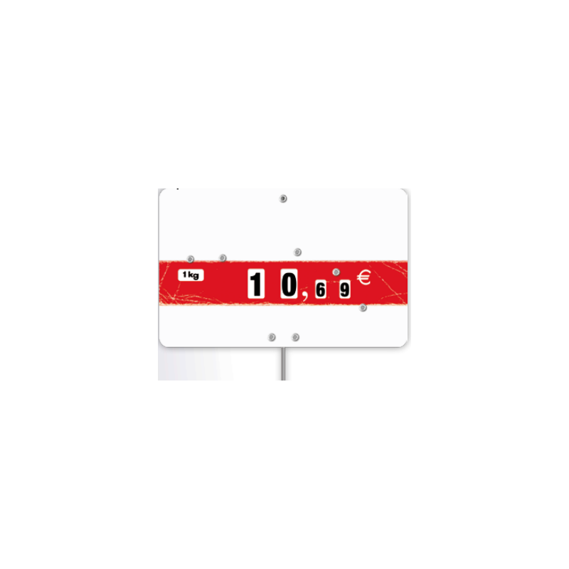 Étiquette Bandeau Rouge