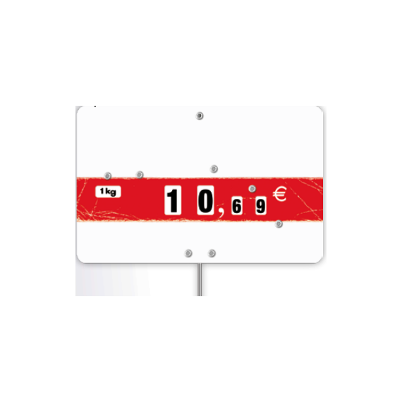 Étiquette Bandeau Rouge