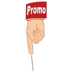 Étiquette Pique Main promo
