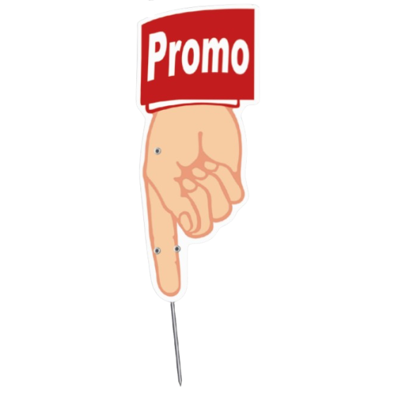 Étiquette Pique Main promo