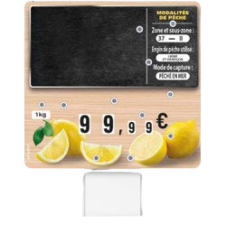 Étiquette Poissonnier Citron