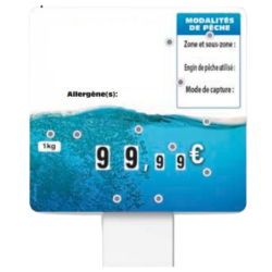 Étiquette Poissonnier Eau