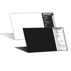 Étiquette Chevalet Allergènes