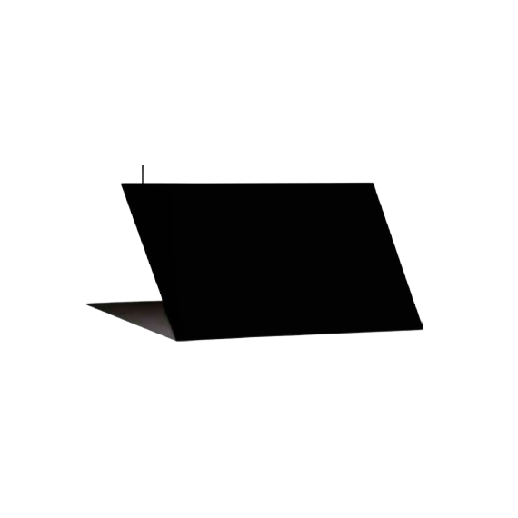 Étiquette chevalet vierge