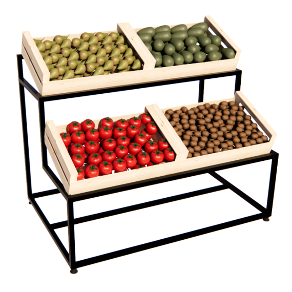 Présentoir Fruits et Légumes