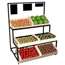 Étal fruits et légumes à...