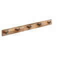 Porte manteau 5 patères chêne