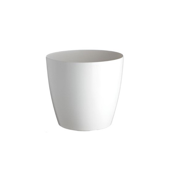 Pots plantes artificielles blanc Ø20cm