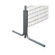 Pied pour grille d'exposition