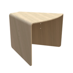 Table angulaire en bois