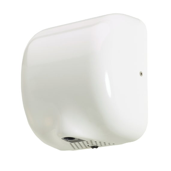 Sèche-mains auto horizontal 1400W Blanc