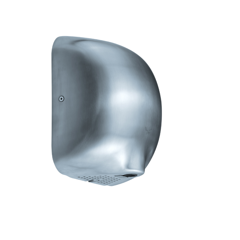 Sèche-mains auto horizontal 1400W Inox Brossé