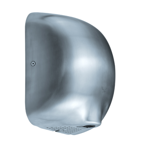 Sèche-mains auto horizontal 1400W Inox Brossé