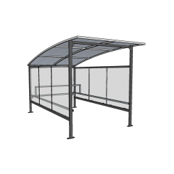 Abri caddie à toit convexe