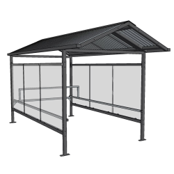 Abri caddie à toit double...