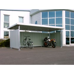 Abri deux roues aluminium...