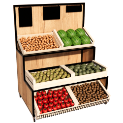 Étal fruits et légumes...