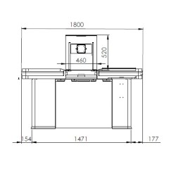 Meuble de caisse 1800 prestige à monter